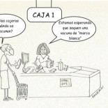 Y a las cajeras, ¿cuándo os vacunan? [Humor]