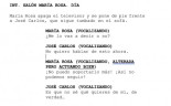 Una guionista española añade la palabra “vocalizando” a todas las acotaciones de los diálogos