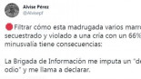 La Policía investiga al tuitero Alvise Pérez por incitación al odio tras publicar una serie de tuits contra los mena