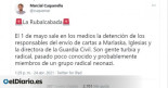 Un miembro de El Yunque lanzó la conspiración sobre las amenazas a políticos de izquierda