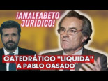 El catedrático Javier Pérez Royo liquida a Pablo Casado: "Es un analfabeto jurídico"