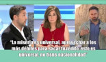 Vergonzoso, miente. Le ha faltado decir que son violadores". Javier Ruiz desmonta a Santiago Abascal