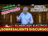 Discurso de Oskar Matute sobre las eléctricas y las privatizaciones...