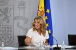 Yolanda Díaz: "No podemos tener a jóvenes con contratos de 476 euros, eso habla muy mal de las empresas españolas"