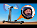 Veritasium y el vehículo propulsado por energía eólica que viaja más rápido que el viento [ENG]