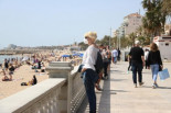 Cataluña cada vez tiene menos playa