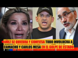 Jeanine Áñez se quiebra y confiesa todo: involucra a Carlos Mesa y Camacho en el Golpe de Estado
