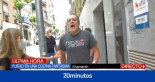 Un hombre agrede a un equipo de Telemadrid cuando informaban sobre el incendio en una 'cocina fantasma'