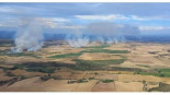 Un camión que circulaba con una rueda pinchada provoca 26 incendios en Lleida