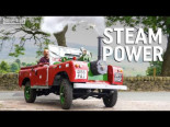 Land Rover con un motor de vapor (ENG)