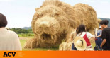 Las curiosas esculturas de paja que decoran los campos japoneses tras la cosecha