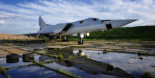 Un insólito cementerio de bombarderos supersónicos Tupolev Tu-22M en Rusia