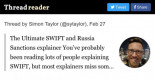 La explicación definitiva de SWIFT y las sanciones de Rusia probablemente ha estado leyendo a muchas personas que explican SWIFT, pero la mayoría de las explicaciones pasan por alto