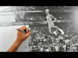 TimeLapse de Keegan Hall dibujando a Michael Jordan