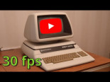 Viendo YouTube en un Commodore Pet