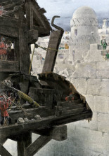 AlejandroMagno asedia Gaza. La defensa de eunuco Batis