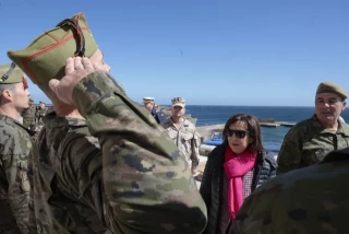 Margarita Robles advierte sobre la amenaza real de una guerra: "Hoy en día, un misil balístico puede llegar desde Rusia a España"