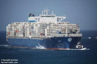 Incidente en 2016 del   DALI en el Puerto de Amberes (Portacontenedores que hoy ha tirado un puente en Baltimore)(ENG)