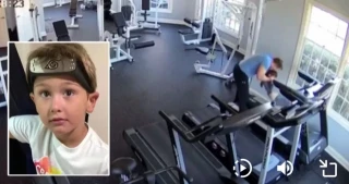 Un video inquietante muestra al padre acusado de ser asesino de Nueva Jersey que obligó a su hijo de 6 años a correr en una caminadora porque el niño estaba “demasiado gordo”