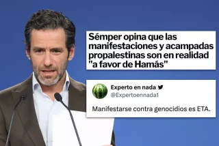 "Este era el moderado": críticas a Borja Sémper por estigmatizar las acampadas universitarias por los palestinos