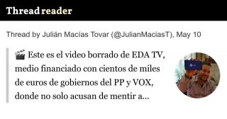 Este es el video borrado de EDA TV donde no solo acusan de mentir a dos víctimas de violación de una manada que aceptaron su culpabilidad, sino que Negre justificaba que habría que pegarle una ostia