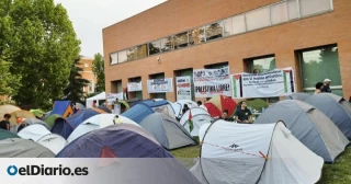 Tres detenidos por amenazar a los acampados por Palestina en la Complutense mientras lanzaban proclamas nazis