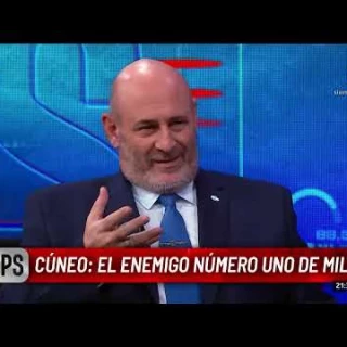 El enemigo número uno de Milei. Santiago Cuneo