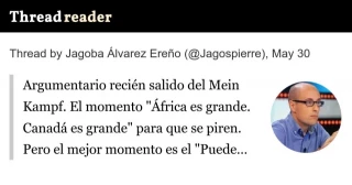 Argumentario recién salido del Mein Kampf [VIDEO]