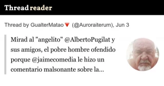 Alberto Pugilat, agresor nazi de Jaime Caravaca, y sus amigos