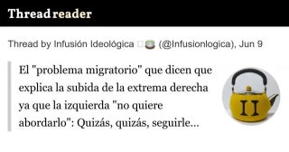 El "problema migratorio" que dicen que explica la subida de la extrema derecha ya que la izquierda "no quiere abordarlo":