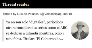 Ya no son solo “digitales”, periódicos otrora considerados serios como el ABC se dedican a difundir mentiras, odio y xenofobia