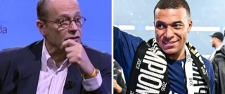 El falangista Eduardo García Serrano y su particular bienvenida a Mbappé: "Me c... en tus muertos"