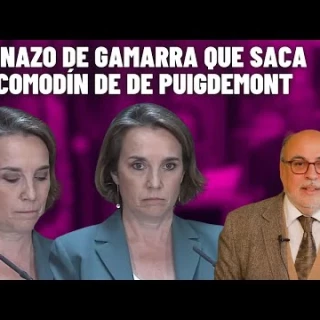 Cuca Gamarra (PP) se pone nerviosa cuando le preguntan por Milei y Ayuso ¡¡y saca a Puigdemont!!