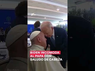 Biden incomoda al papa con saludo de cabeza