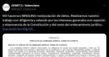 La AEMET desmiente un nuevo bulo de la extrema derecha: "Trabajamos con objetividad, honradez y no manipulamos datos"