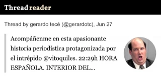 Acompáñenme en esta apasionante historia periodística protagonizada por el intrépido Vito Quiles