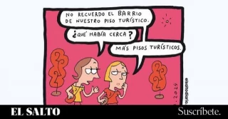 Pisos turísticos, por Mauro Entrialgo [Viñeta]