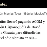 Así defendía Girauta el genocidio de Israel sobre el pueblo de Gaza, con la respuesta contundente de Irene Montero