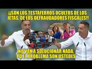 Emilio Delgado al PP de Ayuso: "son los testaferros ocultos de los jetas y los defraudadores fiscales y privilegiados. No les queda ni esto de vergüenza"