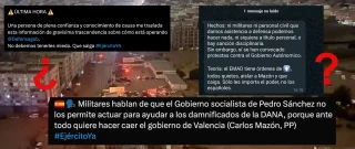 Fake news: Militares desplegados en Valencia por la DANA: cuándo y cuántos