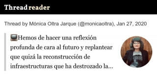 Monica Oltra en 2020 ya predijo el desastre climático y de muertes que ha sucedido en València