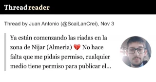 Ya están comenzando las riadas en Níjar (Almería)