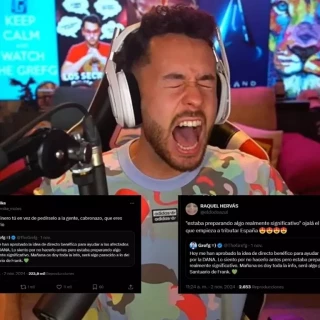 "Ojalá el anuncio sea que empieza a tributar en España": las redes estallan contra The Grefg tras anunciar un directo benéfico por la DANA
