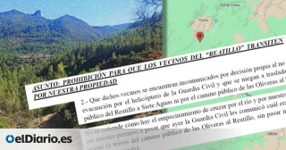 Primos del rey emérito se quejan por carta de que vecinos de una aldea dañada por la DANA pasan por su finca