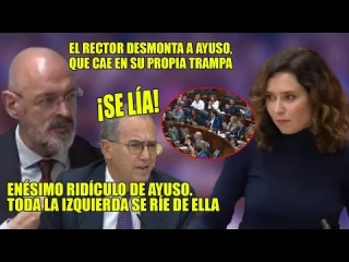 "Les salió regular lo de ayer". El rector de la complutense desmonta al PP, y Ayuso hace un rídiculo que provoca la risa de la izquierda tras citar "chiringuitos para familiares"