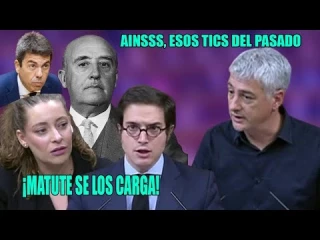 Recital de Matute: "A Mazón le falta decir que fue abducido por un agujero negro, la versión más creíble"