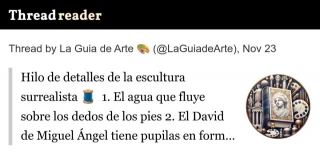 Hilo de detalles de la escultura hiperrealista