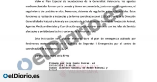 La Generalitat reconoció por escrito el día de la DANA que el seguimiento de ríos y barrancos también es su responsabilidad