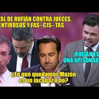 "Parece esto el Ventorro". Gabriel Rufián habla sobre el "safari fascista" de youtubers en Valencia y señala a Pablo Motos e Iker Jiménez como desinformadores