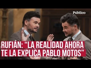 Gabriel Rufián, al PP: "¿En qué quedamos? ¿En qué Mazón es un "inú..." perdón, incapaz o no?